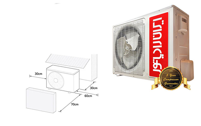 iranradiator airconditioner 12000 iac 12 ch xa a