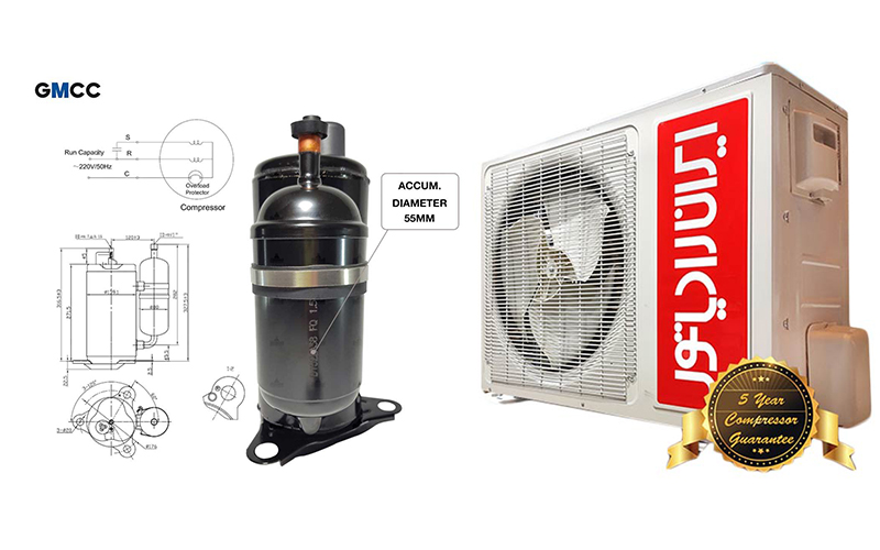 iranradiator inverter airconditioner 24000