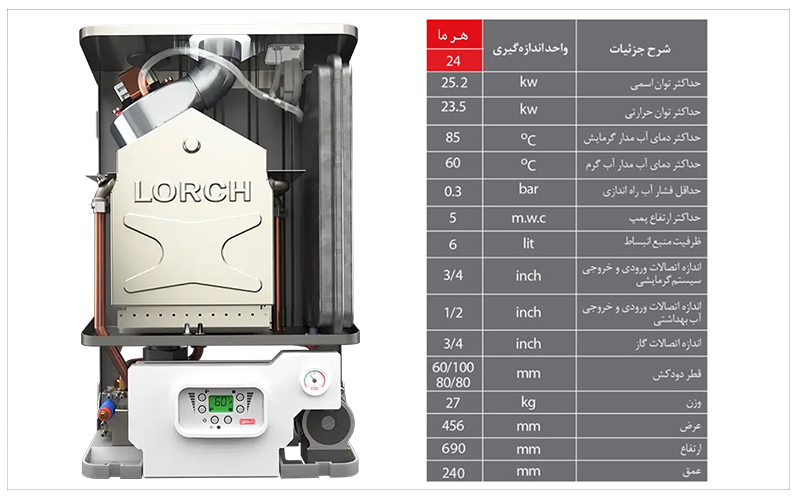 lorch wall boiler herma 24000